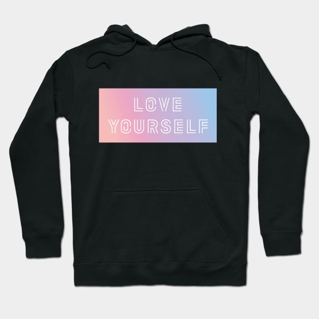 BTS LOVE YOURSELF PASTEL GRADIENT Hoodie by YoshFridays